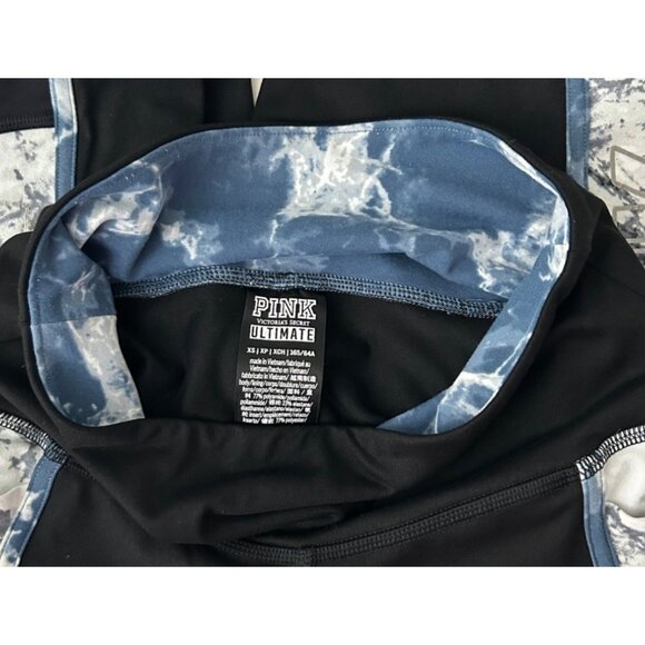 Victorias Secret Pink High-Waisted Leggings With Marble Print Size XS - Picture 3 of 4